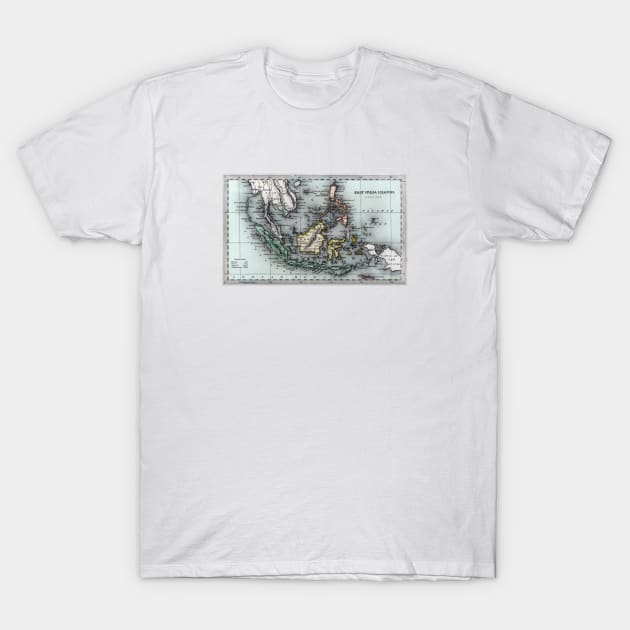 1830 Map of the East India Islands T-Shirt by historicimage